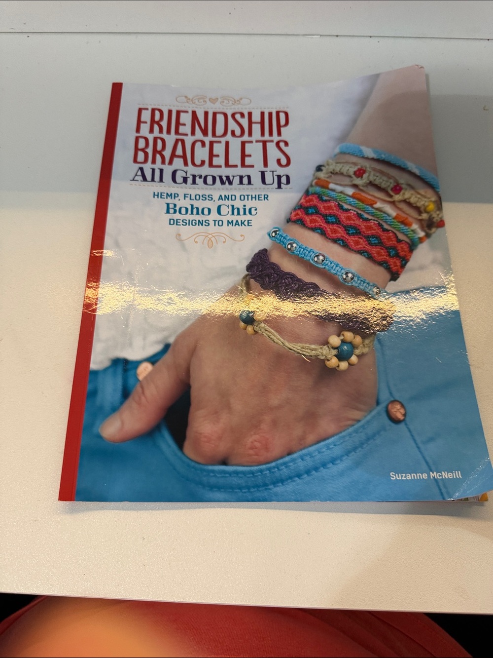 Designers Originals Friendship Bracelets Book - Blue, Red, Turquoise, Purple